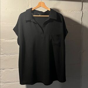 Pleione black dress shirt size 1X